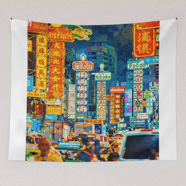 Item preview, Busy Night City designed and sold by Jesicamuley.