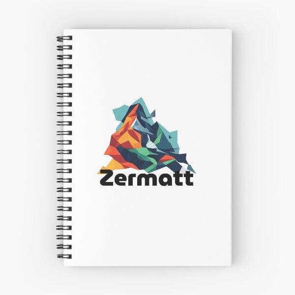 Item preview, Zermatt Switzerland Travel Poster - Abstract Matterhorn Mountain Art designed and sold by OzzFrequency.