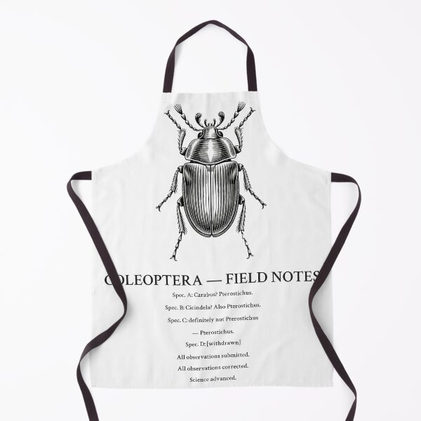 Item preview, Beetle Misidentification Field Notes Naturalist Shirt designed and sold by Department of Obscure Studies.