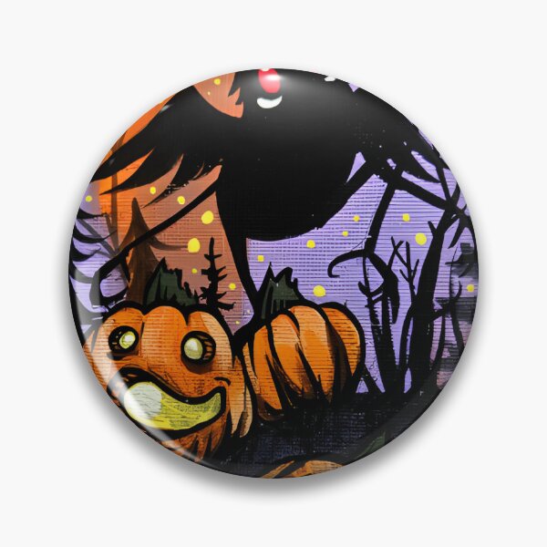 Item preview, Mothman and Jack o Lantern Halloween Night designed and sold by cryptidthicket.