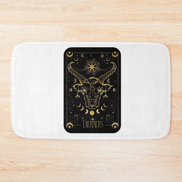 Item preview, Taurus - black & gold designed and sold by priyankajustine.