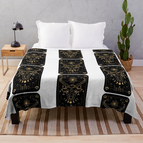 Item preview, Taurus - black & gold designed and sold by priyankajustine.