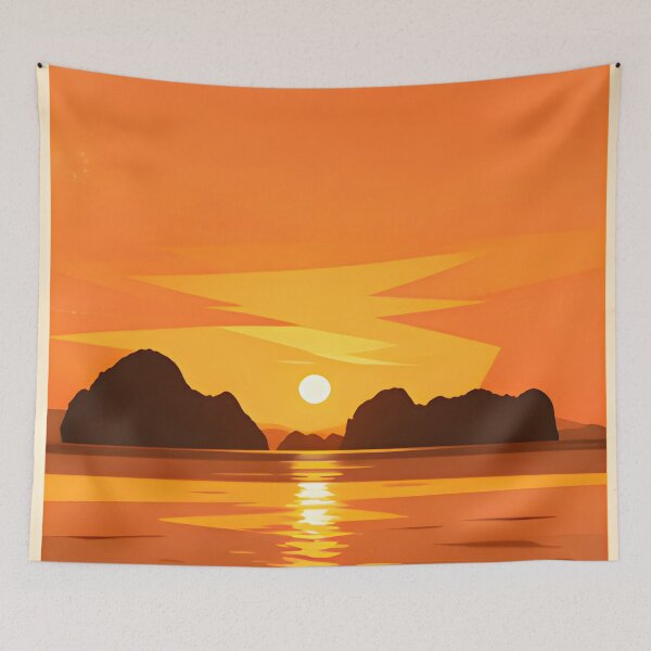 Item preview, Krabi Longtail Lagoon Paradise Sunset designed and sold by Spirit of Siam.