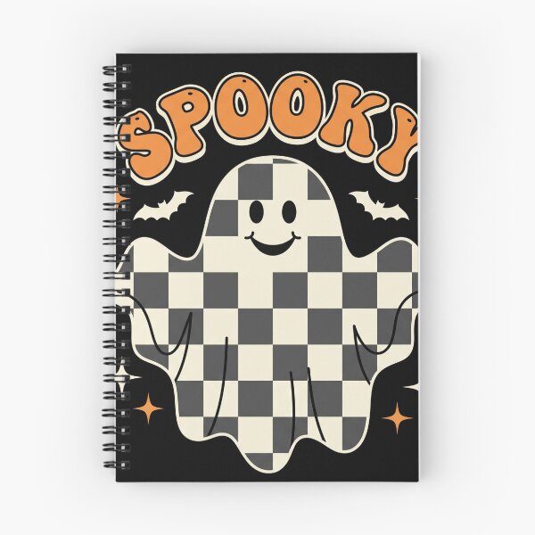 Item preview, Retro Checkered Ghost Spooky Halloween Shirt designed and sold by TeNovaStudio.
