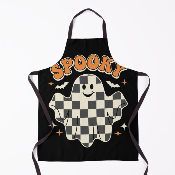 Item preview, Retro Checkered Ghost Spooky Halloween Shirt designed and sold by TeNovaStudio ⭐⭐⭐⭐⭐.