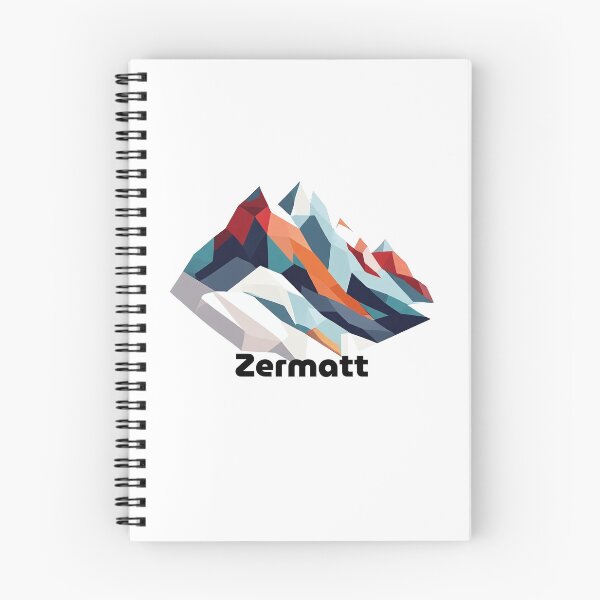 Item preview, Zermatt Switzerland Travel Poster - Abstract Matterhorn Mountain Art designed and sold by OzzFrequency.