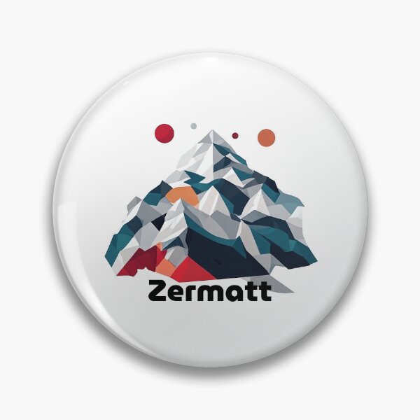 Item preview, Zermatt Switzerland Travel Poster - Abstract Matterhorn Mountain Art designed and sold by OzzFrequency.
