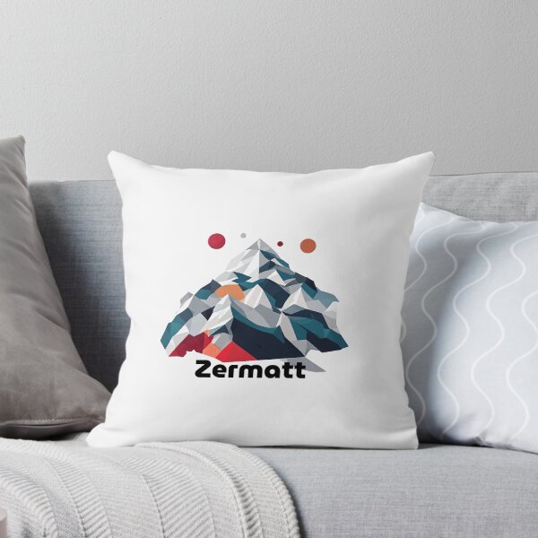 Item preview, Zermatt Switzerland Travel Poster - Abstract Matterhorn Mountain Art designed and sold by OzzFrequency.