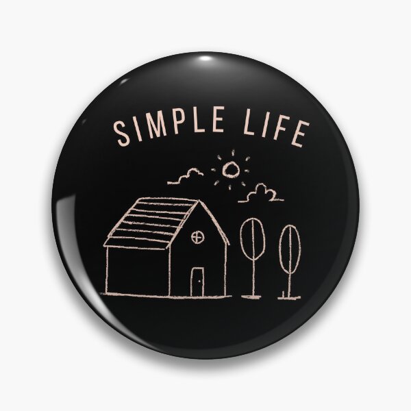 Item preview, Simple Life Minimalist Cottage T-Shirt | Cozy Home & Slow Living Aesthetic designed and sold by Stillpath Co..