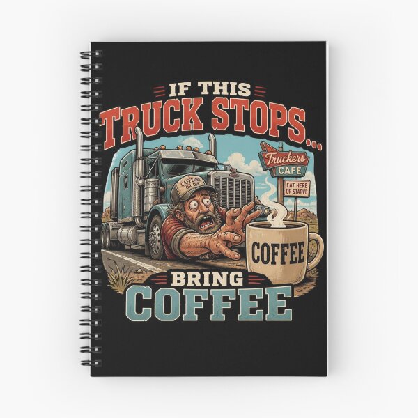 Item preview, Funny Trucker Gift If This Truck Stops Bring Coffee Truck Driver Design designed and sold by thoughtswear.