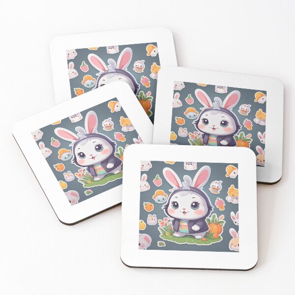 Item preview, Cute Kawaii Bunny Sticker Pack designed and sold by Joyscribe.