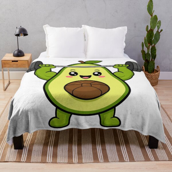 Item preview, Cute Fitness Gym Avocado designed and sold by cat-and-pigeon.