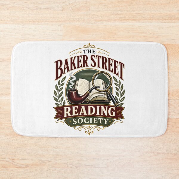 Item preview, The Baker Street Reading Society Sherlock Holmes Ornate Emblem designed and sold by Fenay Designs.