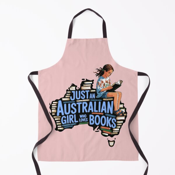 Item preview, Just An Australian Girl Who Loves Books Reading Cute Bookworm Girls Kids designed and sold by Colorfulman.