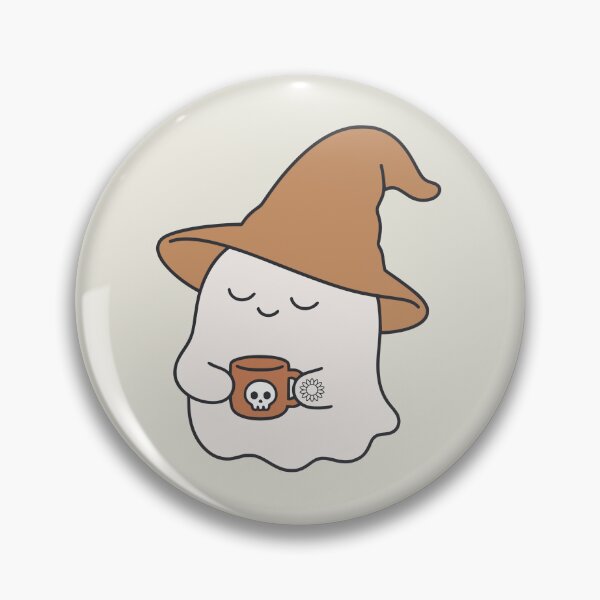 Item preview, Witchy Cute Ghost Skull Coffee Cup designed and sold by suncorner28.