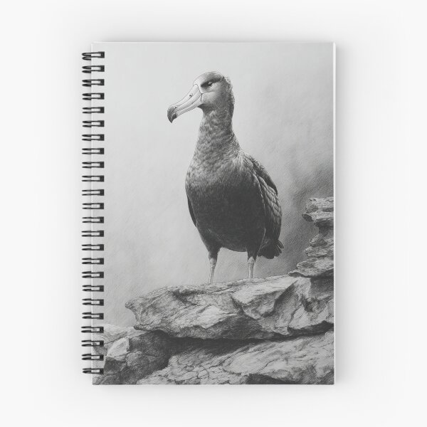 Item preview, A proud Albatross standing on coastal rocks, Birds in Motion designed and sold by CDC40.
