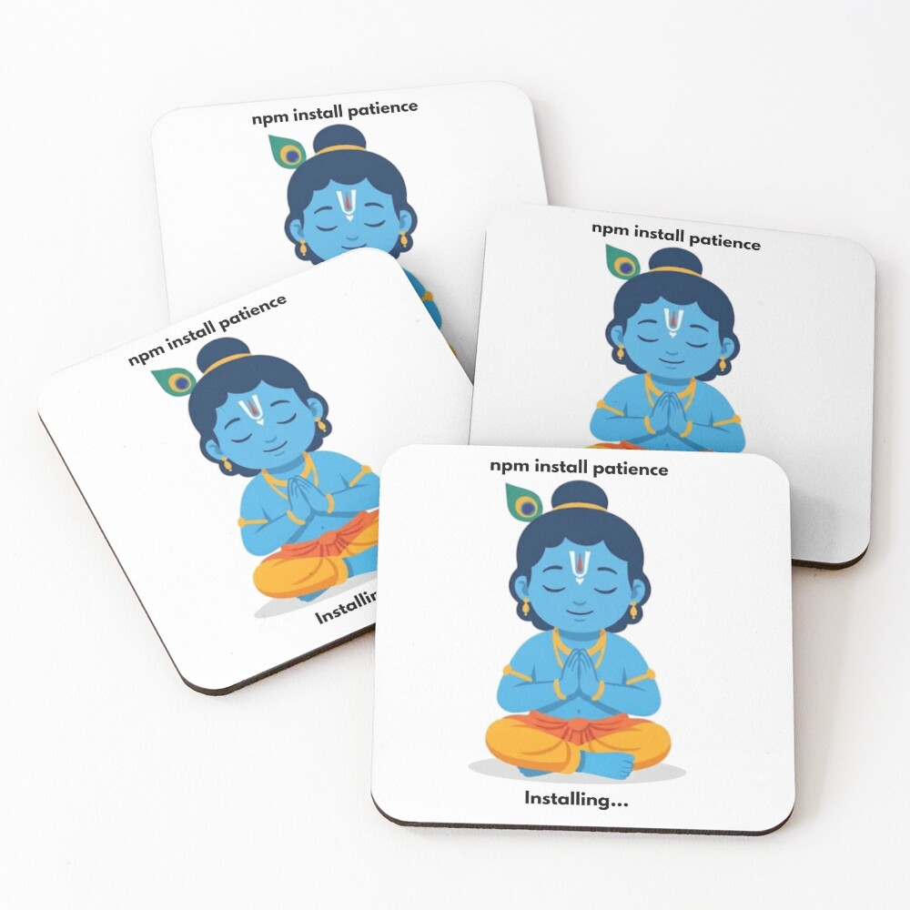 Item preview, Coasters (Set of 4) designed and sold by BhaktiByte.