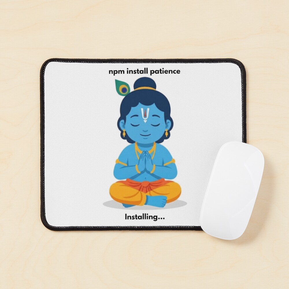 Item preview, Mouse Pad designed and sold by BhaktiByte.