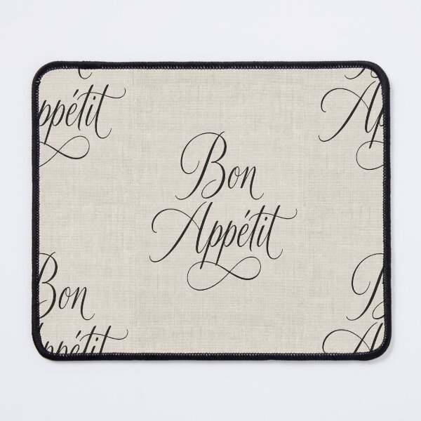Item preview, Elegant Script Calligraphy Bon Appetit Kitchen Typography Art designed and sold by Gameshalah's Designs Hub.