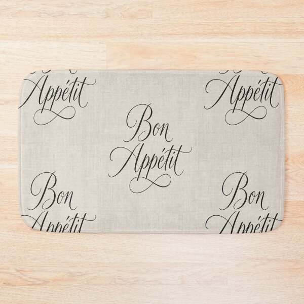 Item preview, Elegant Script Calligraphy Bon Appetit Kitchen Typography Art designed and sold by Gameshalah's Designs Hub.