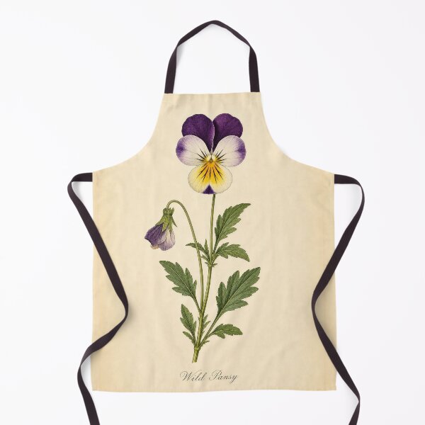 Item preview, Vintage Wild Pansy Botanical Illustration designed and sold by NuvoraNest.