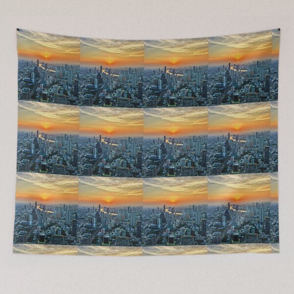 Item preview, Sunset view in Bangkok designed and sold by Agape88.