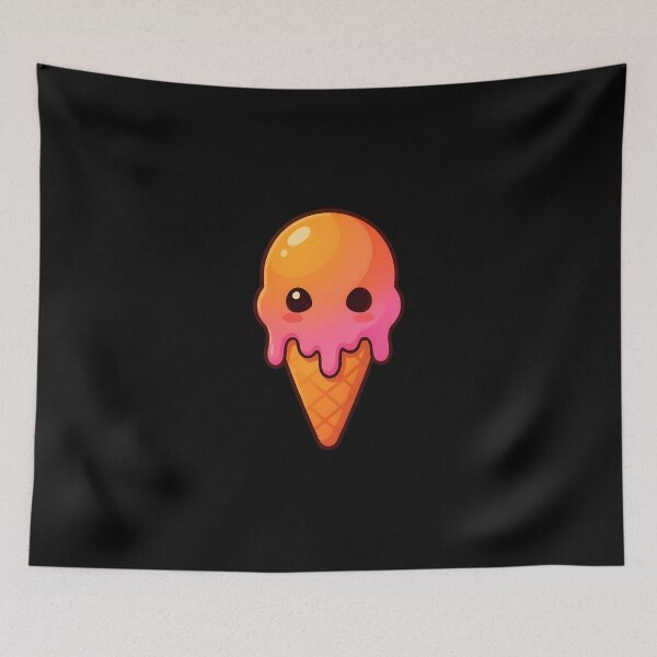 Item preview, Cute Kawaii Ice Cream Cone Summer Vibes designed and sold by KCasual.