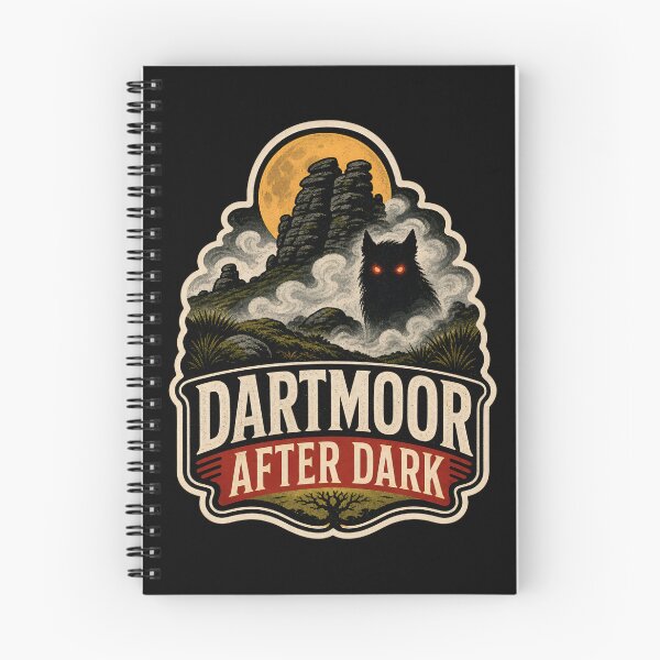Item preview, Sherlock Holmes Dartmoor After Dark Baskerville Hound Vintage Art designed and sold by Fenay Designs.