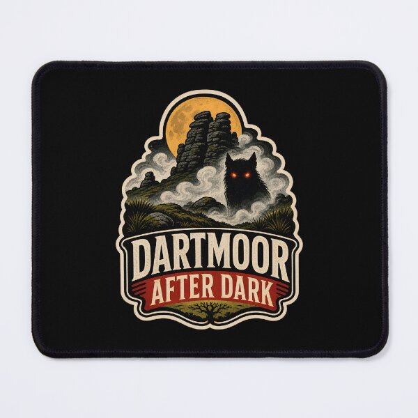Item preview, Sherlock Holmes Dartmoor After Dark Baskerville Hound Vintage Art designed and sold by Fenay Designs.