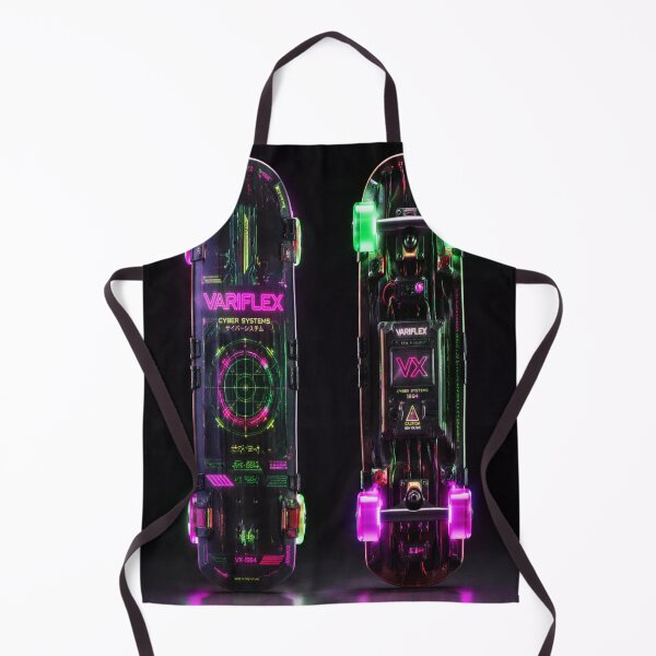 Item preview, Cyberpunk Skateboard Concept - Front & Back Tech View designed and sold by Mavila Forge.