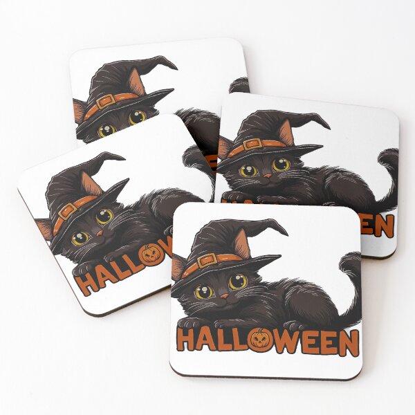 Item preview, Cute Black Cat Witch Halloween designed and sold by Antony004.