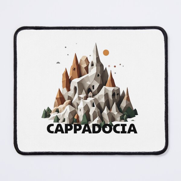 Item preview, Cappadocia Turkey Abstract Landscape Art designed and sold by OzzFrequency.