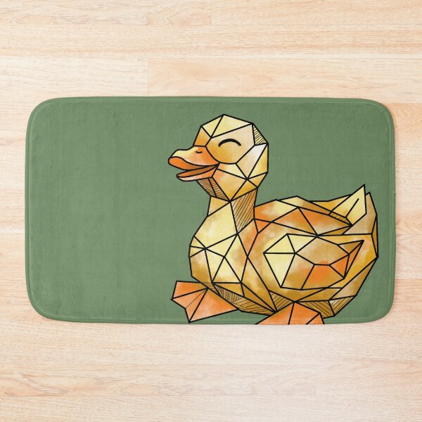 Item preview, Geometric Duck Cute Polygonal Waterfowl Art designed and sold by Potattoo.