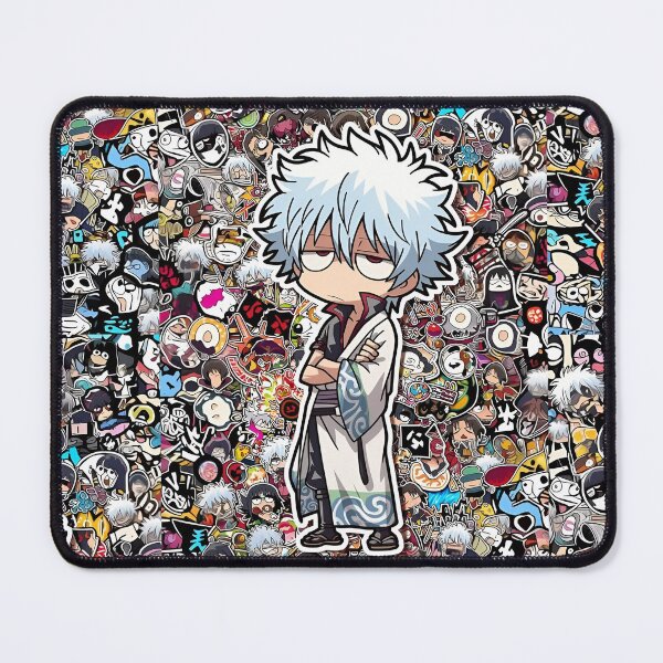 Item preview, Chibi Silver-Haired Samurai | Kawaii Sticker Collage Anime Style Art designed and sold by Dyan4.