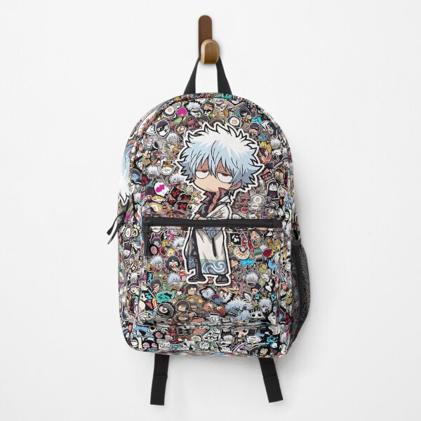 Item preview, Chibi Silver-Haired Samurai | Kawaii Sticker Collage Anime Style Art designed and sold by Dyan4.
