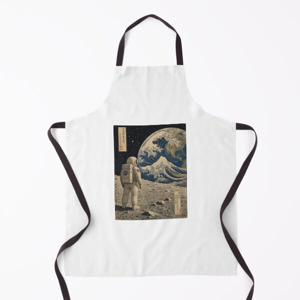Item preview, Vintage Ukiyo-e Astronaut on the Moon designed and sold by kocha-014.