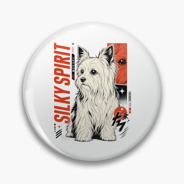 Item preview, Silky Terrier Spirit Dog Lover Art designed and sold by AntiqueImages.