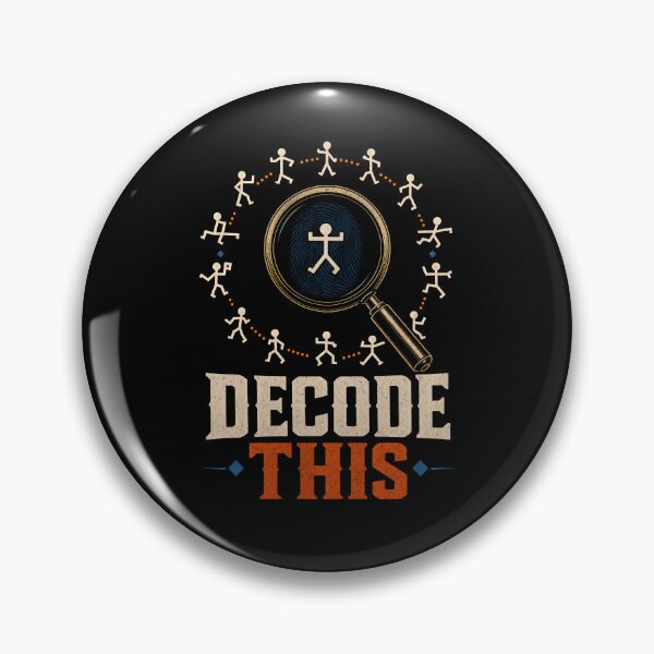 Item preview, Sherlock Holmes Decode This Dancing Men Cipher Mystery Design designed and sold by Fenay Designs.