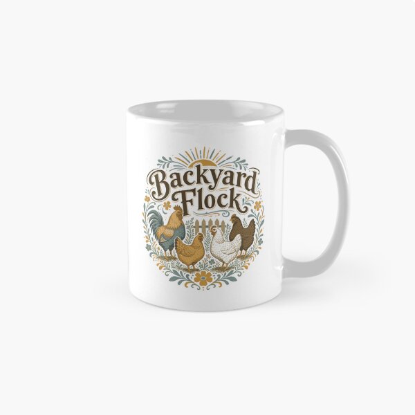 Item preview, Backyard Chickens Rooster and Hen Happy Free Range designed and sold by AntiqueImages.