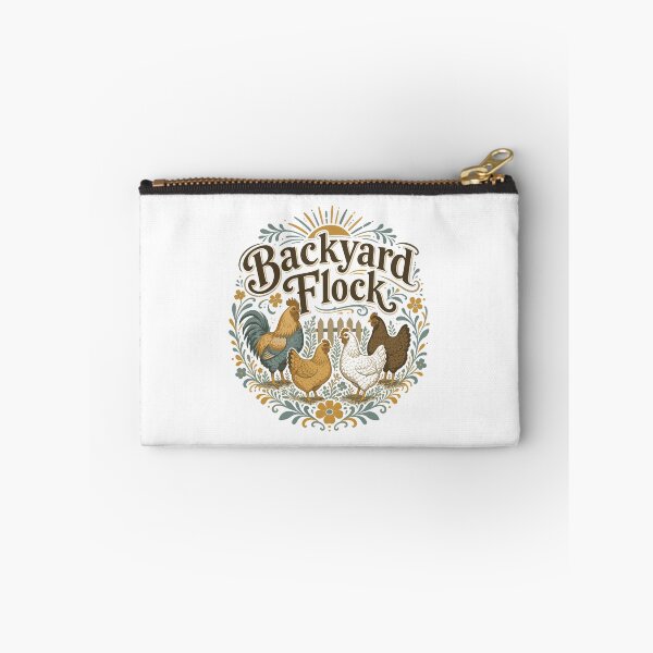 Item preview, Backyard Chickens Rooster and Hen Happy Free Range designed and sold by AntiqueImages.