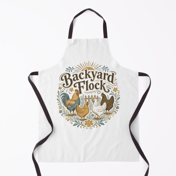 Item preview, Backyard Chickens Rooster and Hen Happy Free Range designed and sold by AntiqueImages.