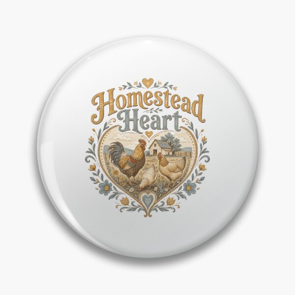 Item preview, Homestead Heart Chickens Farm Life Rustic Design designed and sold by AntiqueImages.