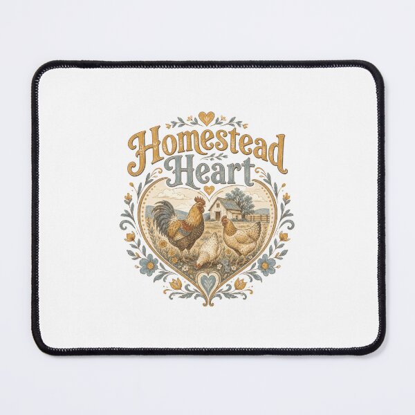 Item preview, Homestead Heart Chickens Farm Life Rustic Design designed and sold by AntiqueImages.