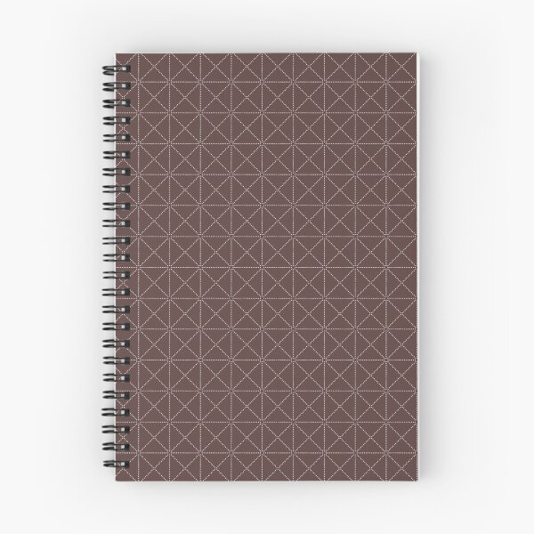 Aperçu de l'œuvre Motif géométrique à grille marron et blanche créée et vendue par Skayana.