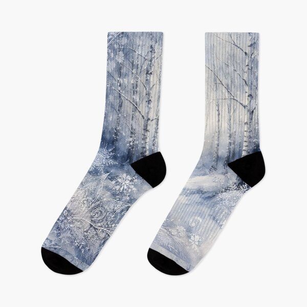 Item preview, Snowy Birch Forest designed and sold by sigmaartstudio.