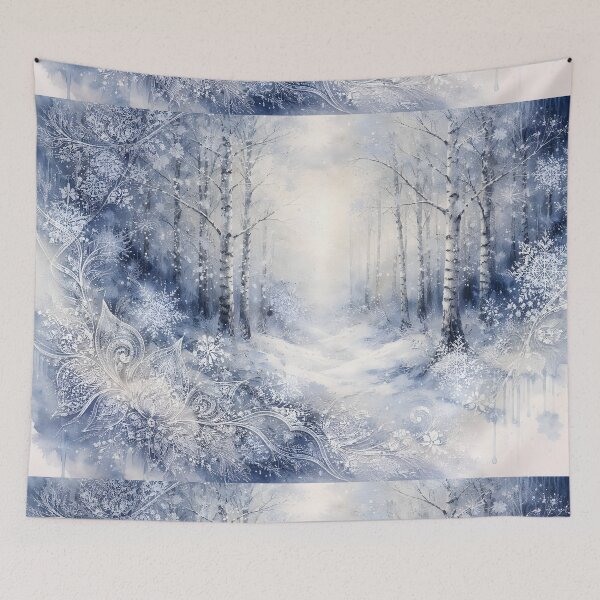 Item preview, Snowy Birch Forest designed and sold by sigmaartstudio.
