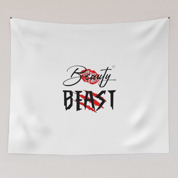 Item preview, Beauty and the Beast Lips Claw Mark Typography designed and sold by Macias123.