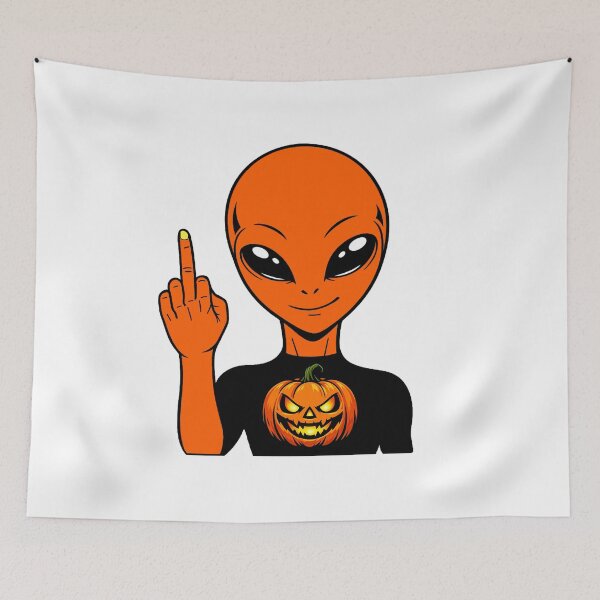 Item preview, Zorgo Halloween – Pumpkin Shirt Alien | Cute Halloween Pumpkin Graphic | Funny Sci-Fi T-Shirt by The Visitors designed and sold by The-Visitors.