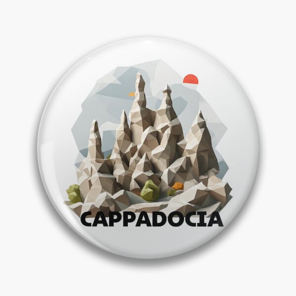 Item preview, Cappadocia Turkey Abstract Landscape Art designed and sold by OzzFrequency.