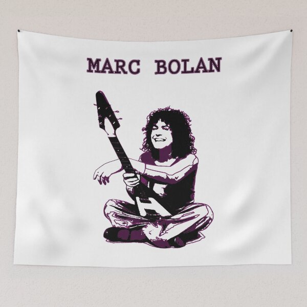Item preview, Marc Bolan, T-Rex with his guitar Active designed and sold by Quicklack.
